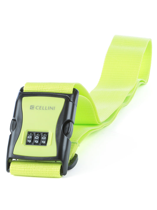 Cellini Accessories Luggage Strap Combo Lock