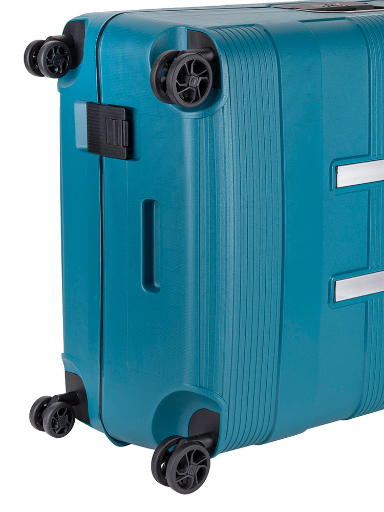 Cellini Safetech Zipperless Lock Large 4 Wheel Trolley Case