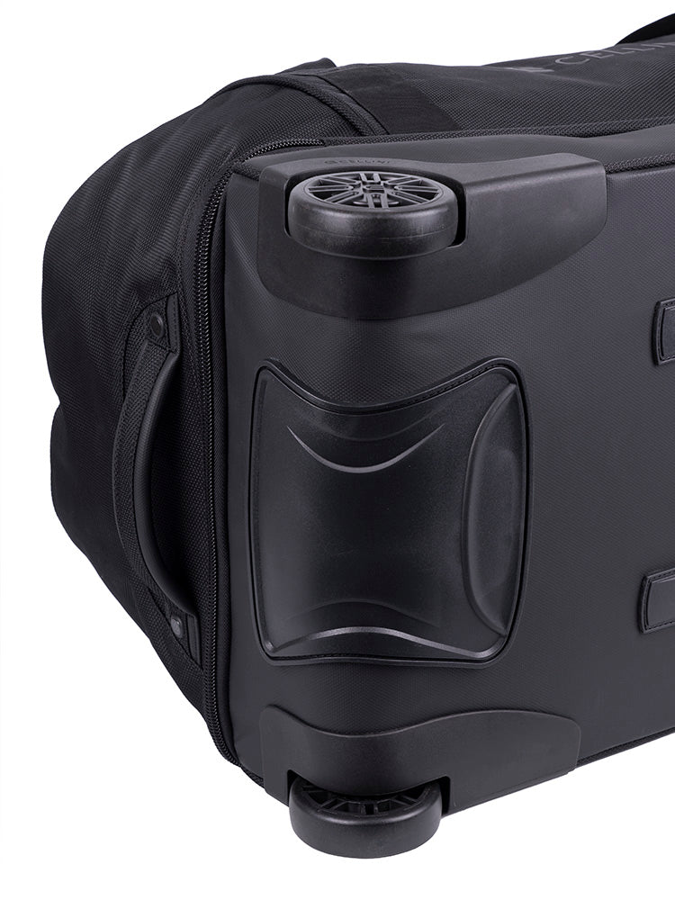 Cellini Xplorer Large Double Decker Trolley Duffel with Oversized Fastline All Terrain Wheels