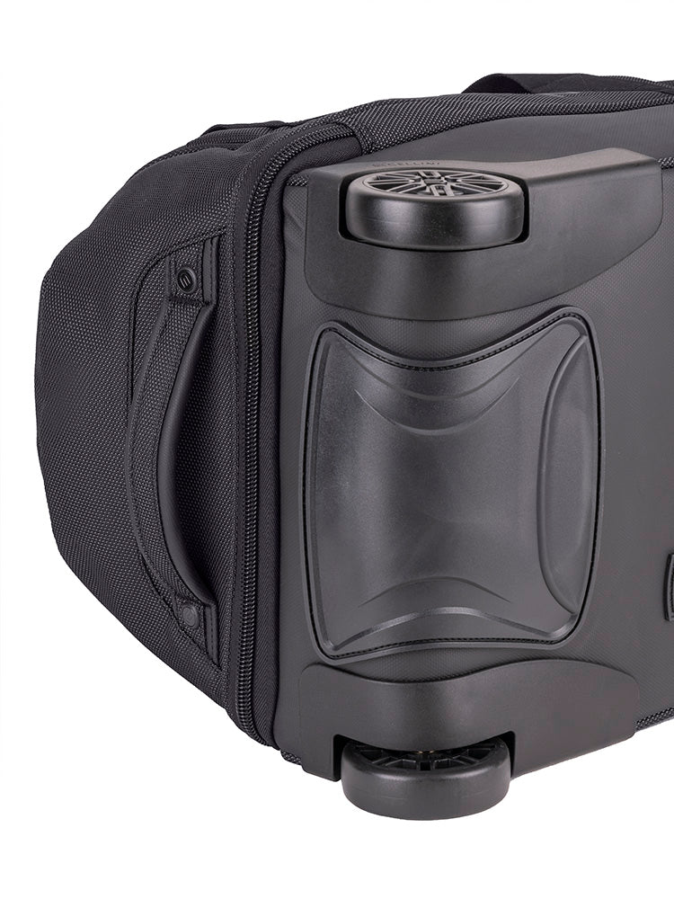 Cellini Xplorer Small Double Decker Trolley Duffel with Oversized Fastline All Terrain Wheels