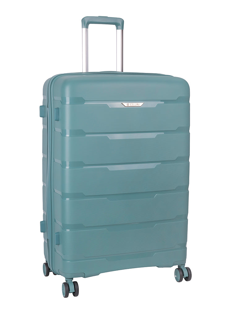 Cellini Rapido Large 4 Wheel Trolley - Blue
