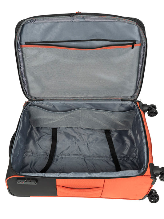 Voyager On The Go Medium 4 Wheel Trolley Case - Rust