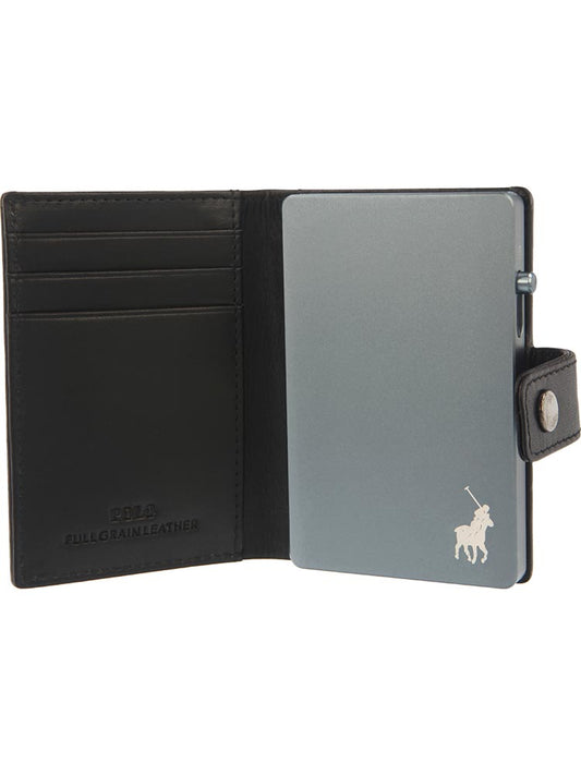 Polo Pop-Up Leather Tab Wallet