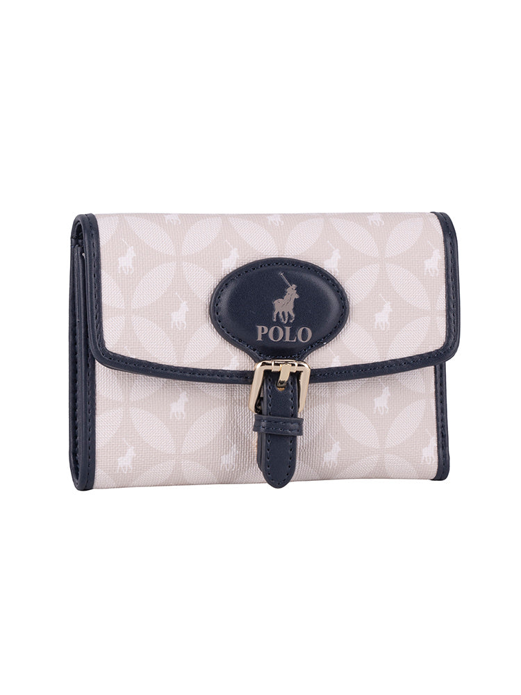 Polo Porter Compact Trifold Leather Purse