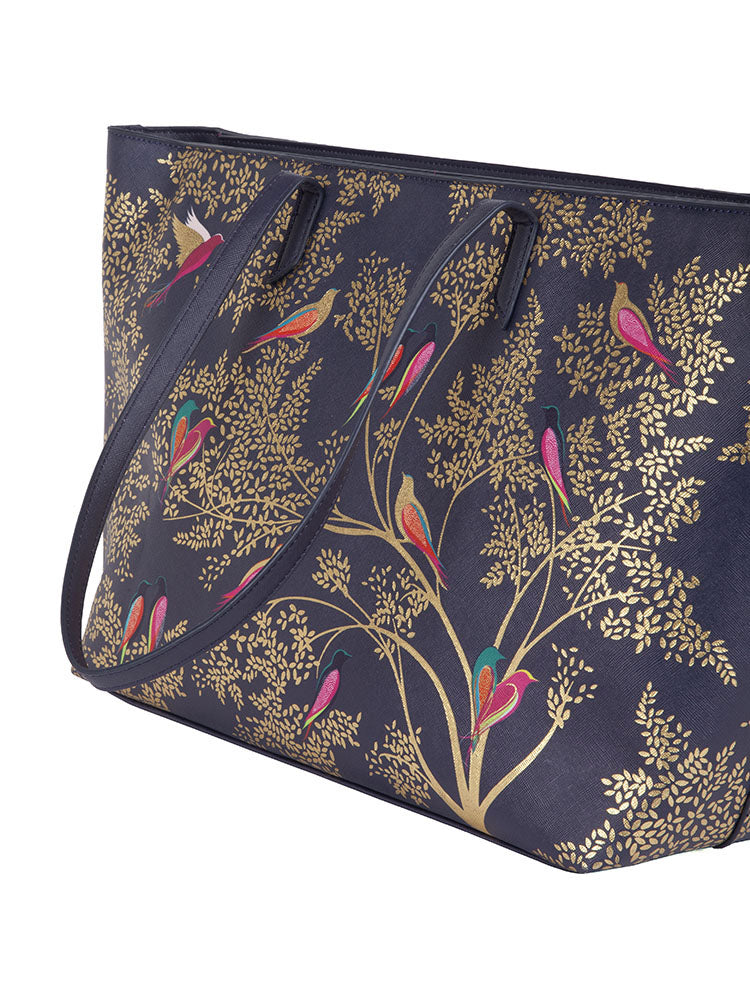 Sara Miller Playing Birds Large Tote