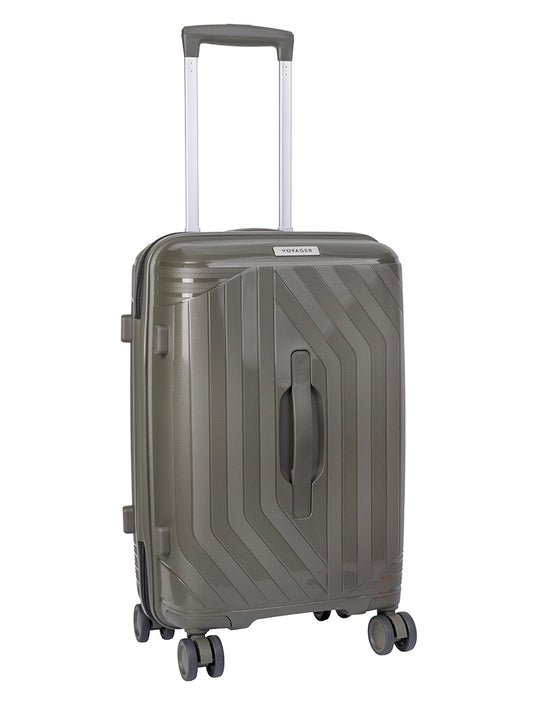 Voyager Trunk Carry On 4 Wheel Trolley Case
