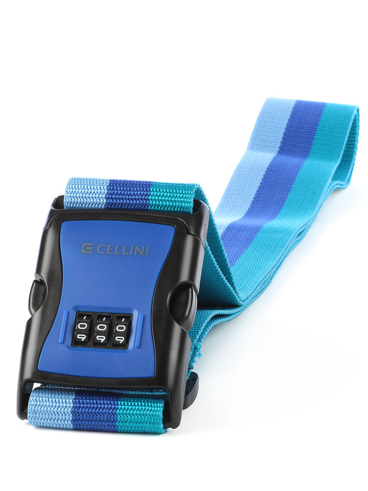 Cellini Accessories Luggage Strap Combo Lock
