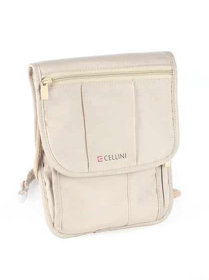 Cellini Accessories Security Neck Pouch Camel