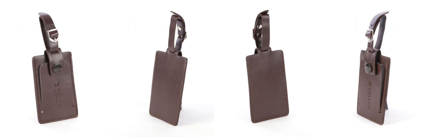 Leather Luggage Label