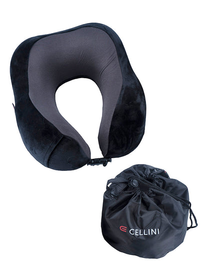 Cellini Accessories Roll-Up Memory Foam Travel Pillow