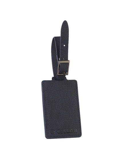 Cellini Accessories Pu Luggage Label Black