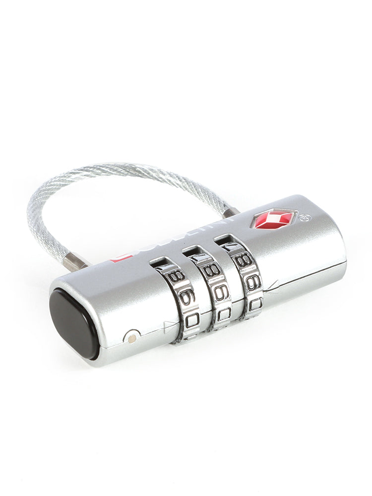 Horizontal TSA cable lock