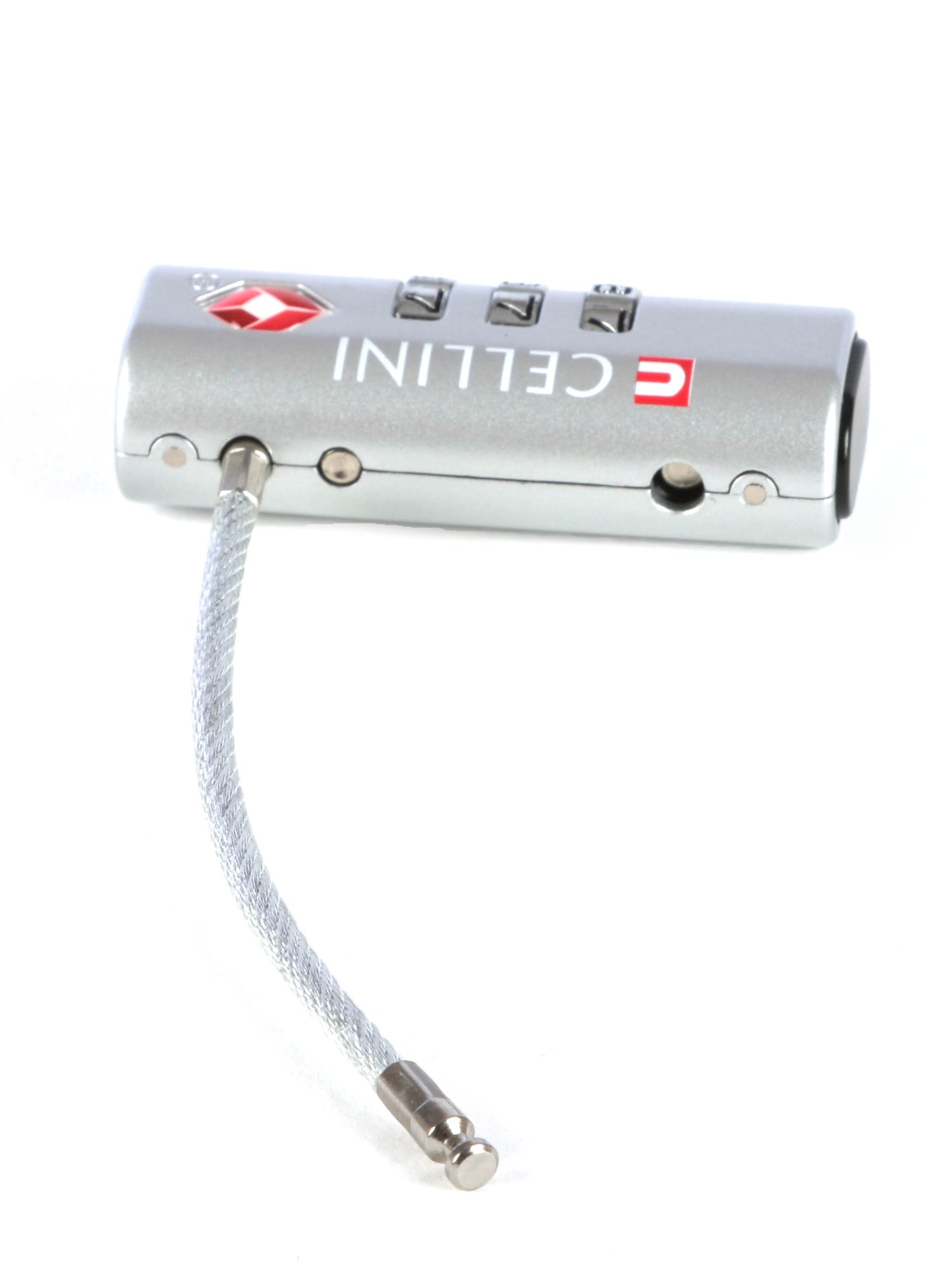 Horizontal TSA cable lock