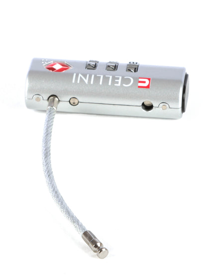 Horizontal TSA cable lock