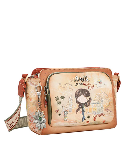 Anekke Peace and Love Crossbody Sling
