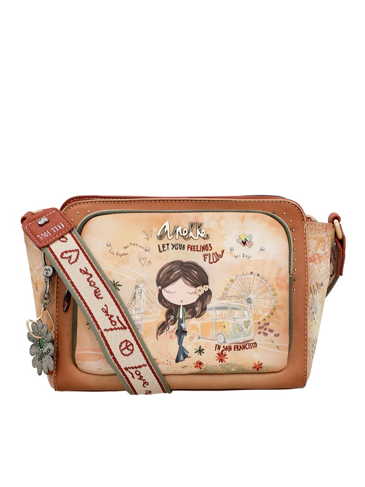 Anekke Peace and Love Crossbody Sling