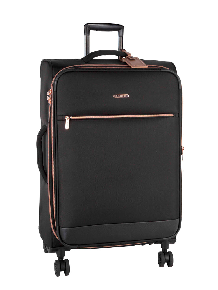 Cellini Allure Medium 4 Wheel Trolley Case Black