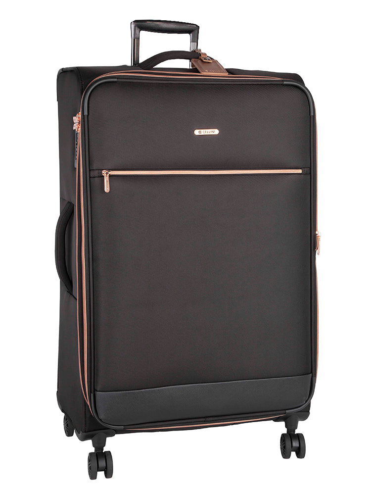 Cellini Allure Large 4 Wheel Trolley Case Black