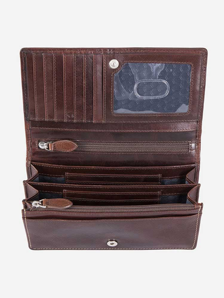 Jekyll & Hide Oxford Leather Clutch Purse