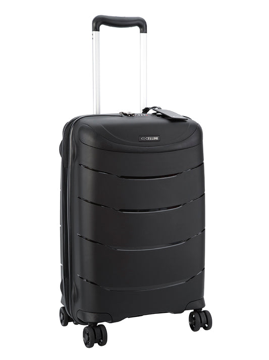 Cellini Nova 4 Wheel Carry On Trolley Case Black