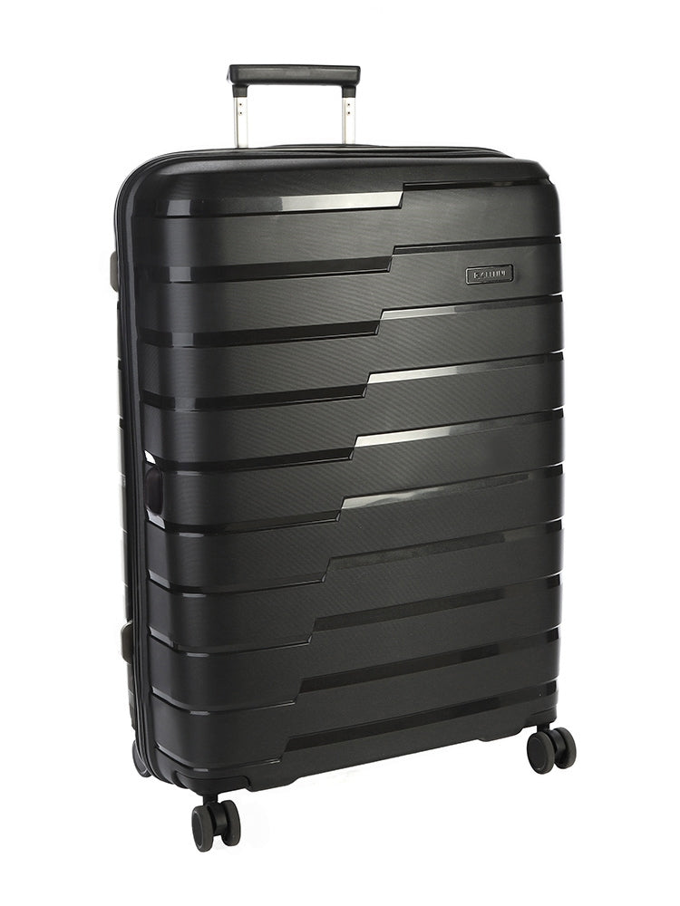 Cellini Microlite Large 4 Wheel Trolley Case Black