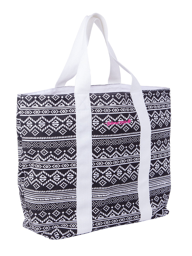 Island Style Aztec Printed Shopper
