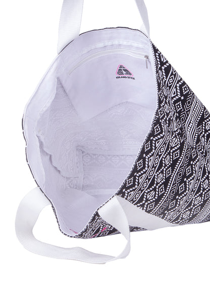 Island Style Aztec Printed Shopper