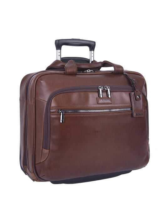 Cellini Infiniti Business Case On Wheels Brown