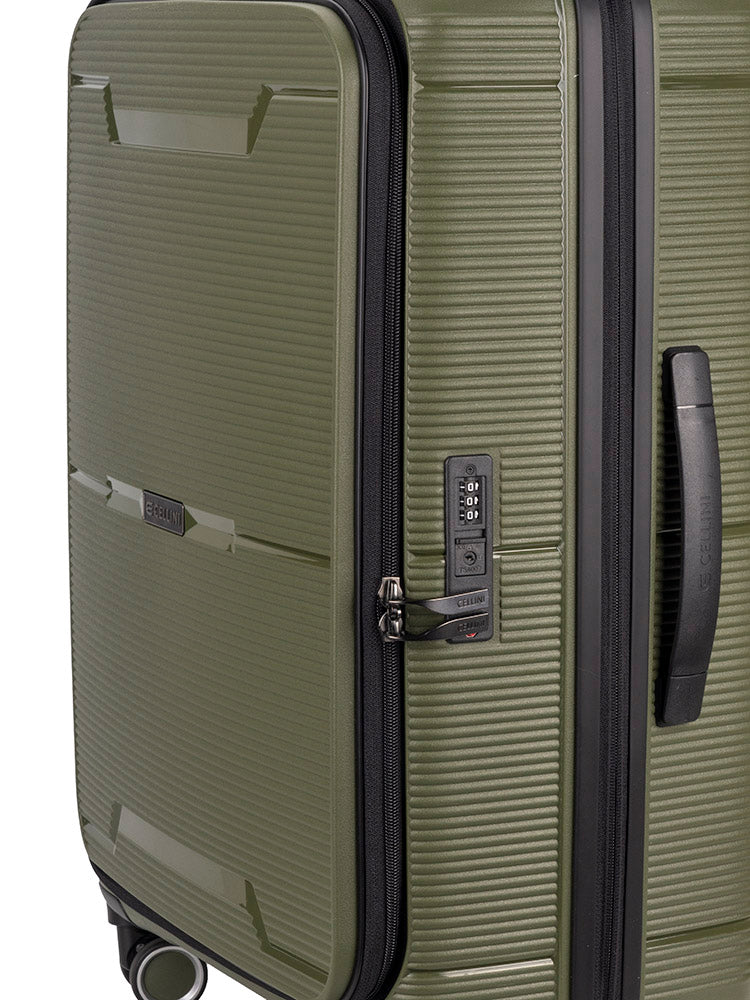 Cellini Ipak Medium 4 Wheel Trolley Case