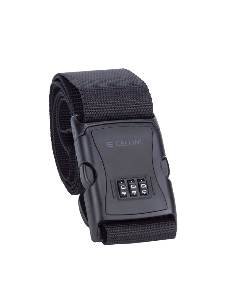 Cellini Accessories Luggage Strap Combo Lock