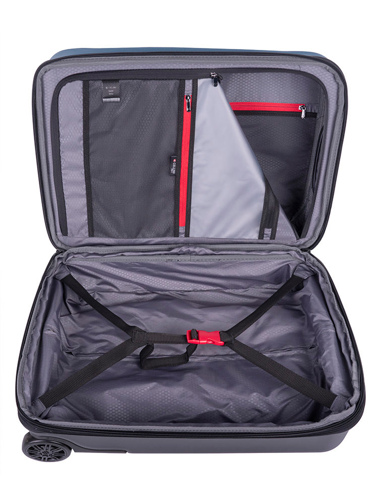 Cellini Pro X 2 Wheel Carry-On Pullman with Oversized Fastline All Terrain Wheels