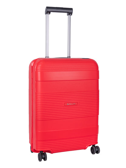 Cellini Safetech Zipperless Lock 4 Wheel Carry On Trolley
