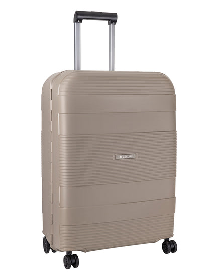Cellini Safetech Zipperless Lock Medium 4 Wheel Trolley Case