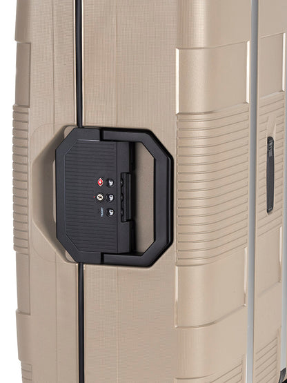 Cellini Safetech Zipperless Lock Medium 4 Wheel Trolley Case