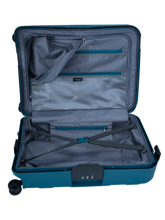 Cellini Safetech Zipperless Lock 4 Wheel Carry On Trolley