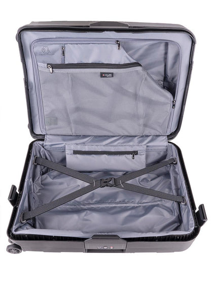 Cellini Safetech Zipperless Lock 4 Wheel Carry On Trolley