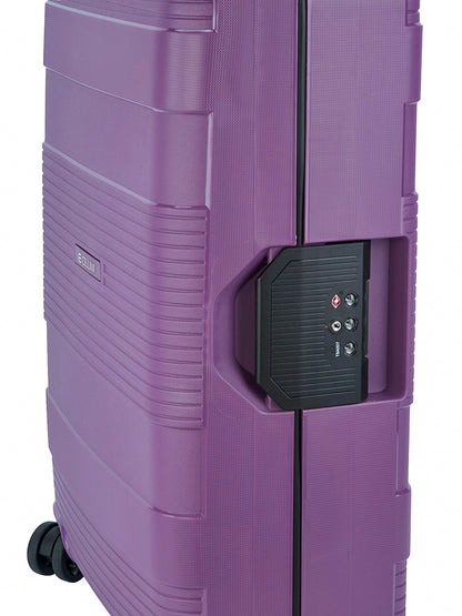 Cellini Zipperless Lock Safetech 4 Wheel Carry On Trolley