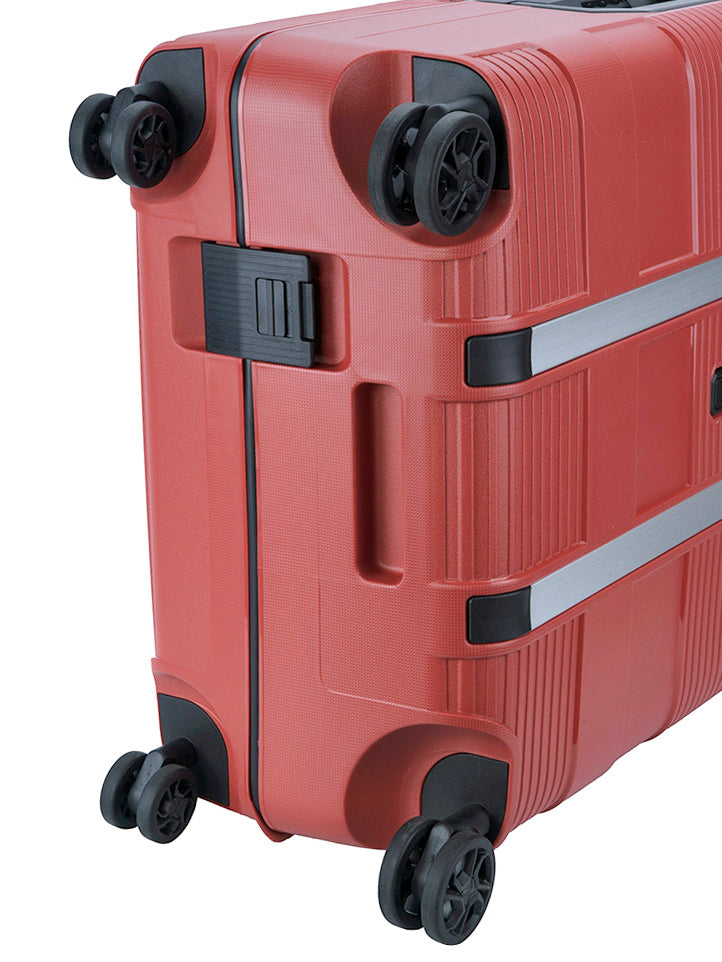 Cellini Safetech Zipperless Lock 4 Wheel Carry On Trolley
