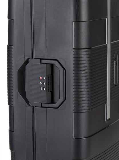 Cellini Safetech Zipperless Lock Large 4 Wheel Trolley Case