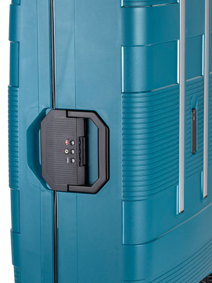 Cellini Safetech Zipperless Lock Large 4 Wheel Trolley Case