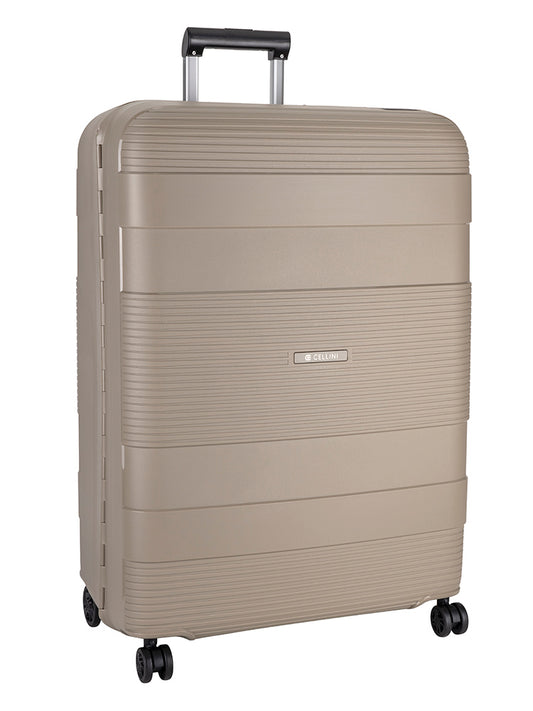 Cellini Safetech Zipperless Lock Large 4 Wheel Trolley Case