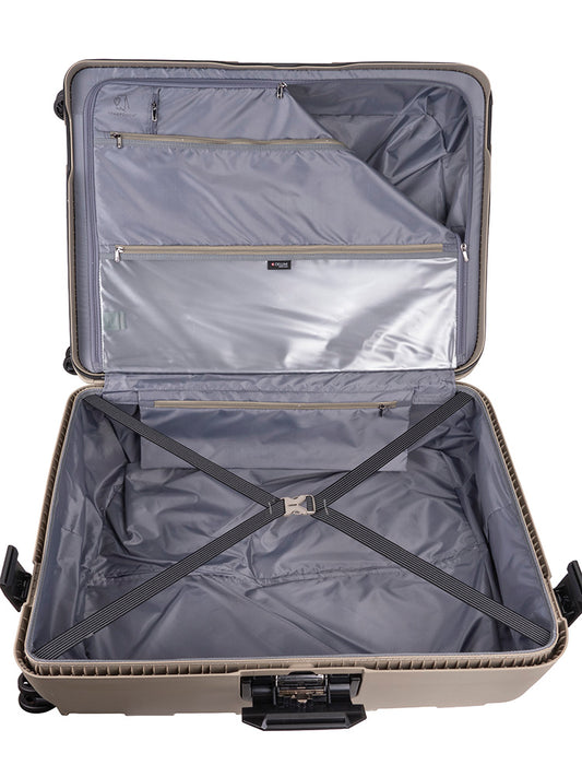 Cellini Safetech Zipperless Lock Large 4 Wheel Trolley Case