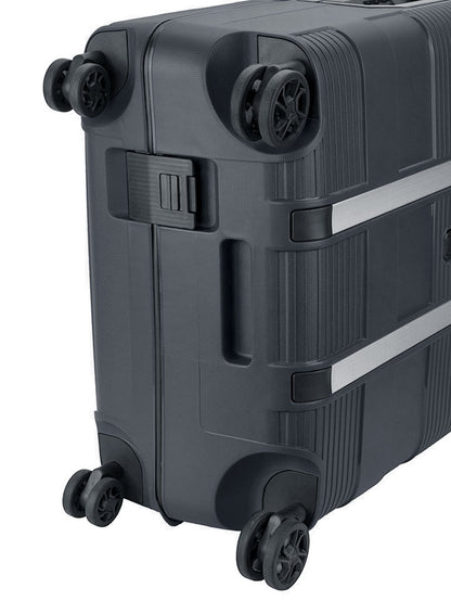 Cellini Safetech Zipperless Lock Medium 4 Wheel Trolley Case