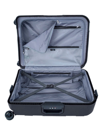 Cellini Safetech Zipperless Lock Medium 4 Wheel Trolley Case