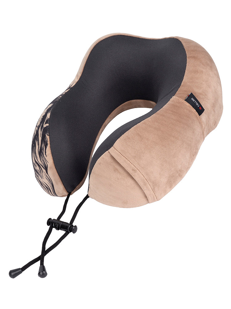 Cellini Accessories Safari Roll-Up Memory Foam Travel Pillow