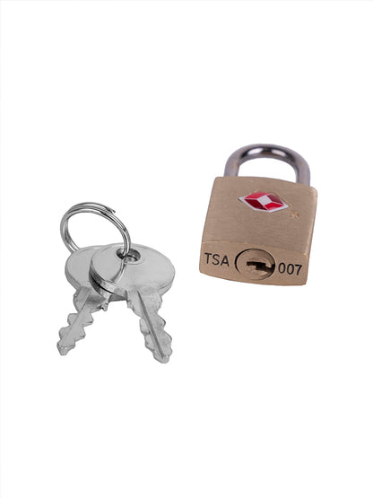 Cellini Accessories Brass Padlock Set