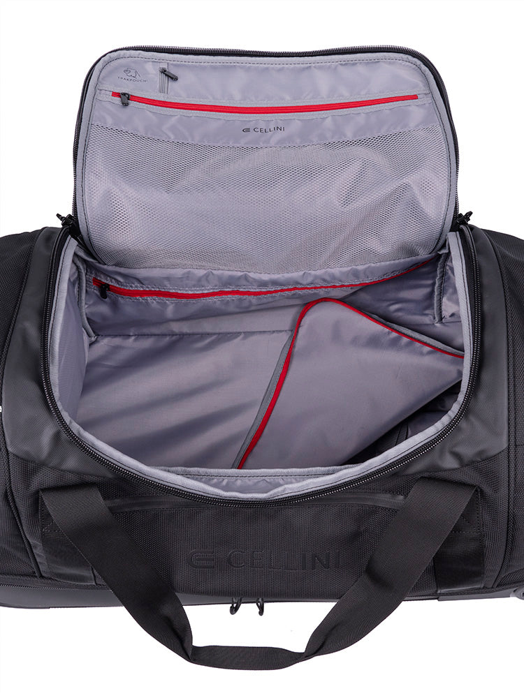 Cellini Xplorer Large Double Decker Trolley Duffel with Oversized Fastline All Terrain Wheels