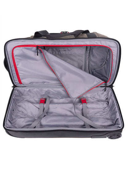 Cellini Xplorer Medium Double Decker Trolley Duffel with Oversized Fastline All Terrain Wheels