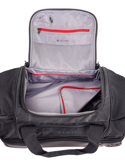 Cellini Xplorer Small Double Decker Trolley Duffel with Oversized Fastline All Terrain Wheels