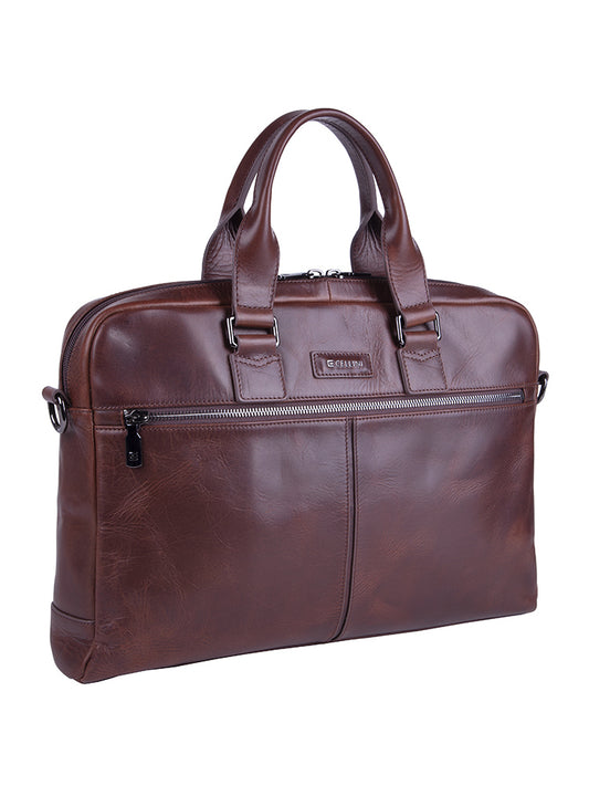 Cellini Infiniti Document Case Brown